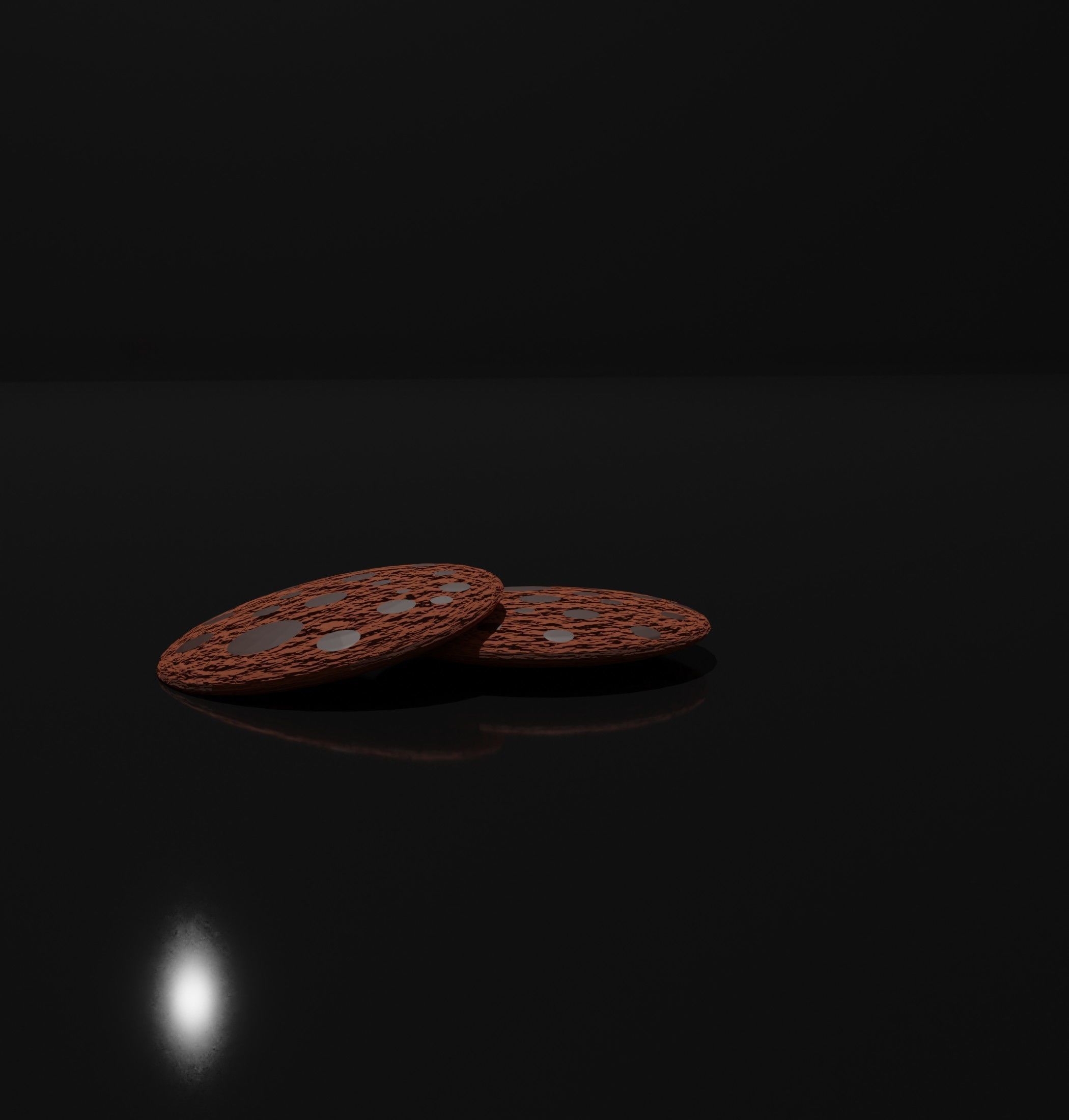 chocloates cookie 3D model_4