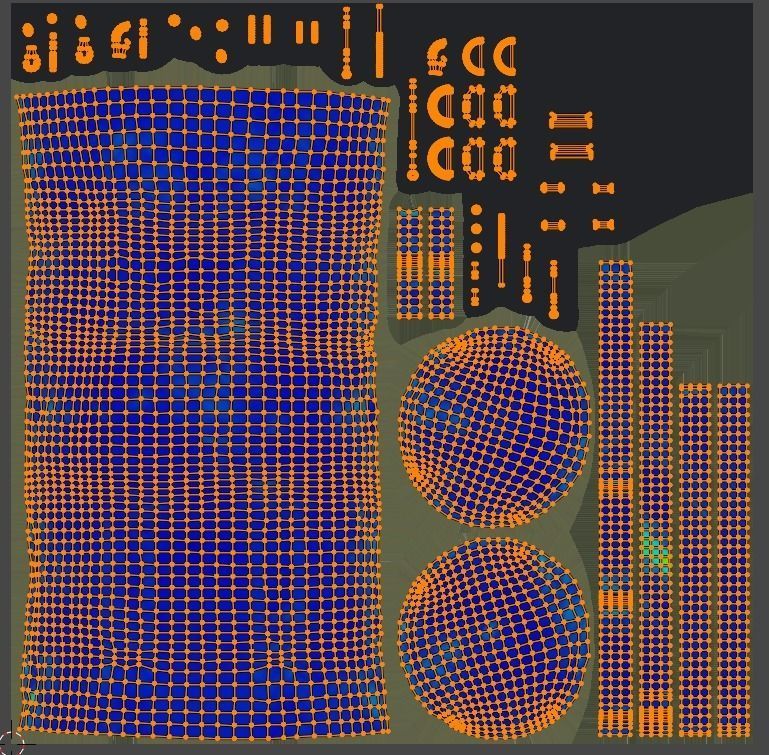 Duffle bag Low-poly 3D model_22