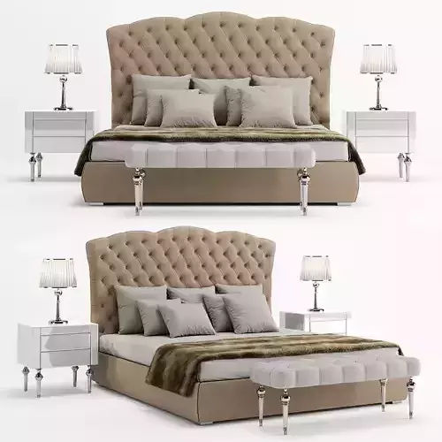 DV HOME COLLECTION EGOIST letto 3D model