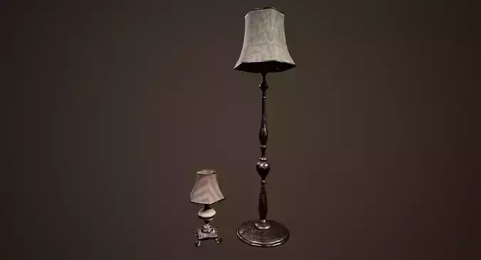 Antique Lamps - PBR Game Ready