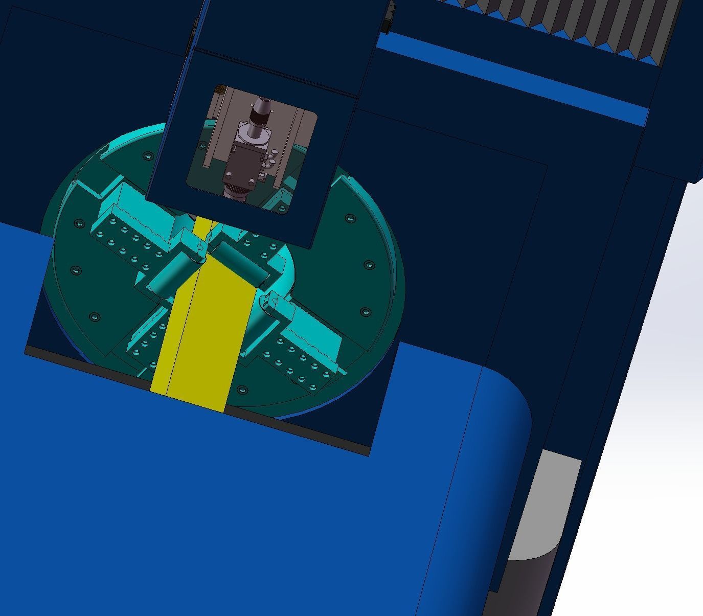 High power laser automatic pipe cutting machine 3D model_10