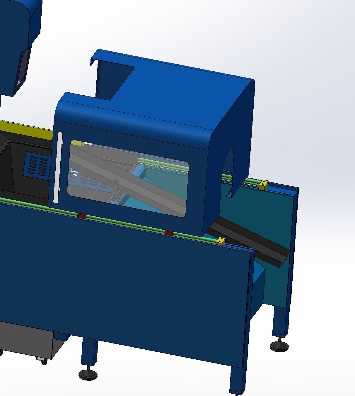 High power laser automatic pipe cutting machine 3D model_11