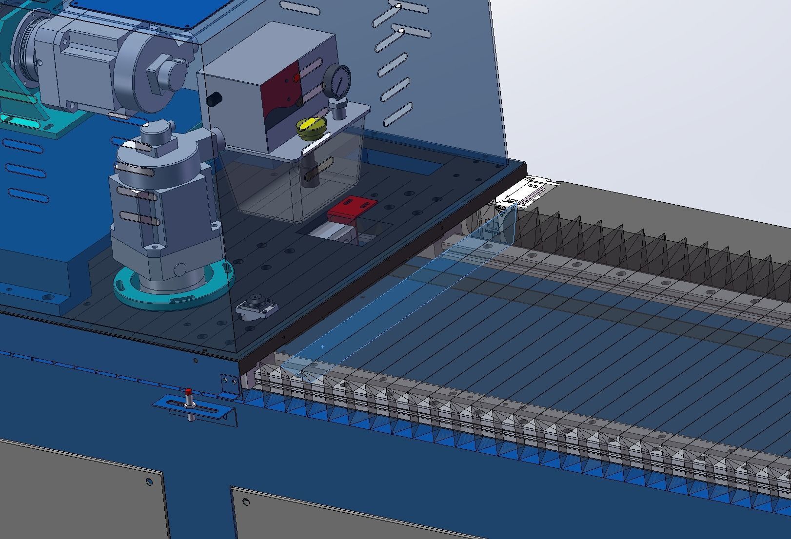 High power laser automatic pipe cutting machine 3D model_6