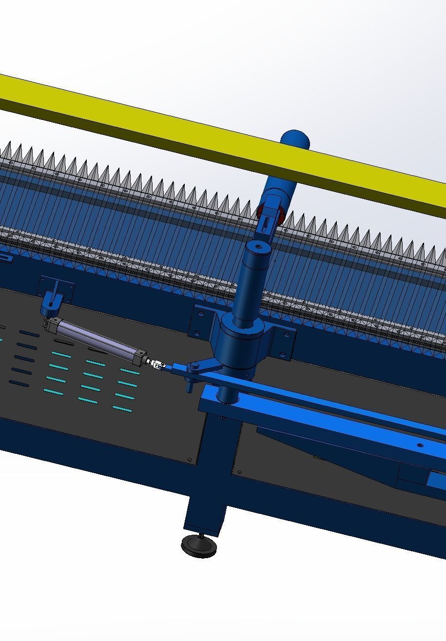 High power laser automatic pipe cutting machine 3D model_9