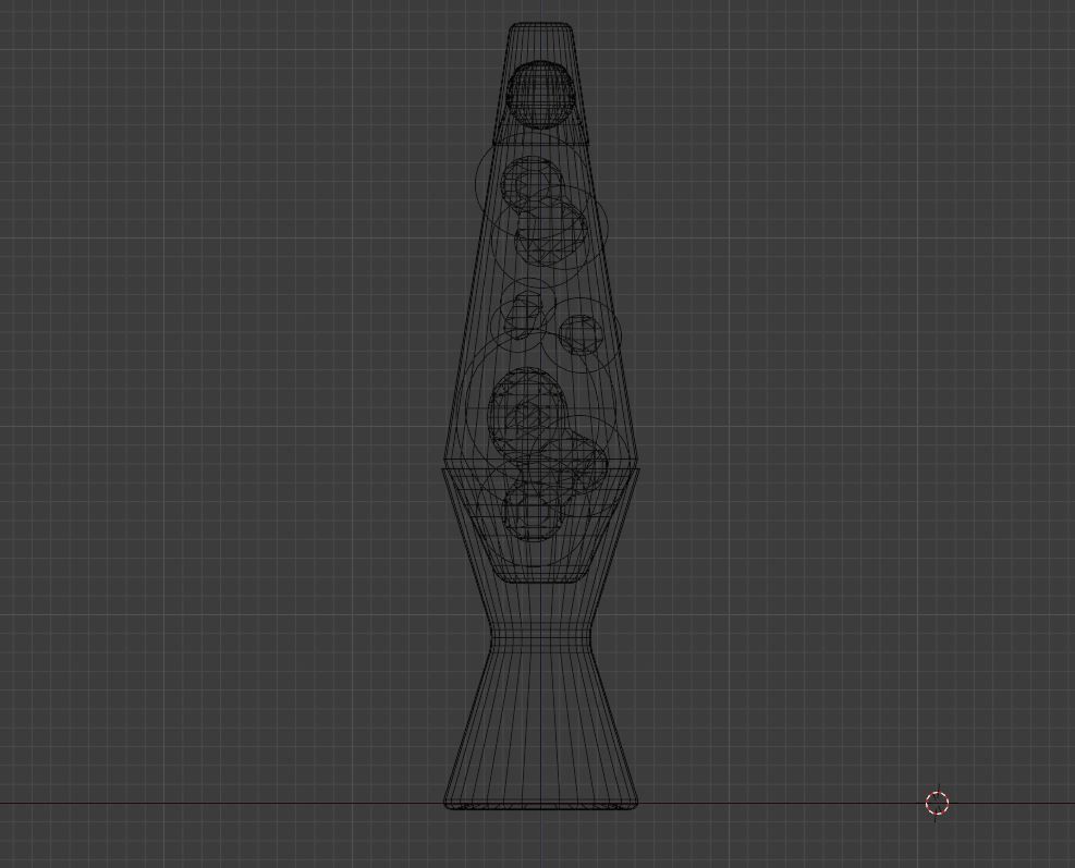 Lamp lava animated 3D model_3