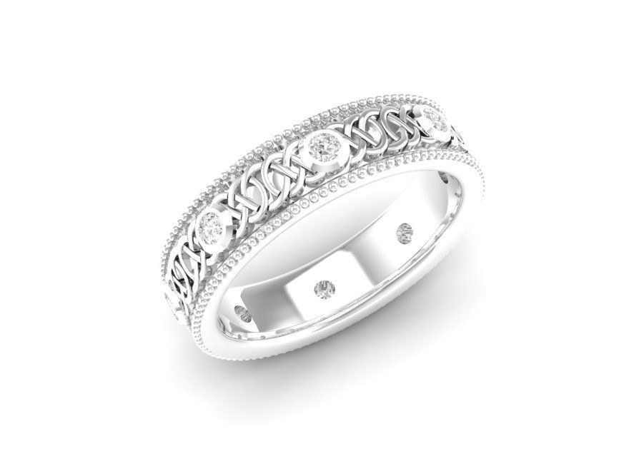 wedding ring 64 3D print model_6