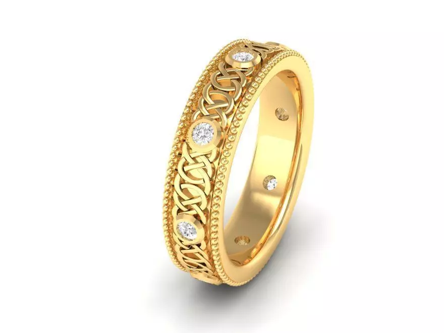 wedding ring 64 3D print model_0