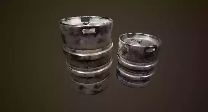 Beer Keg -PBR Game Ready 3D model