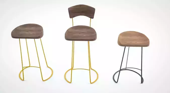 Bar Chair Free 3D model