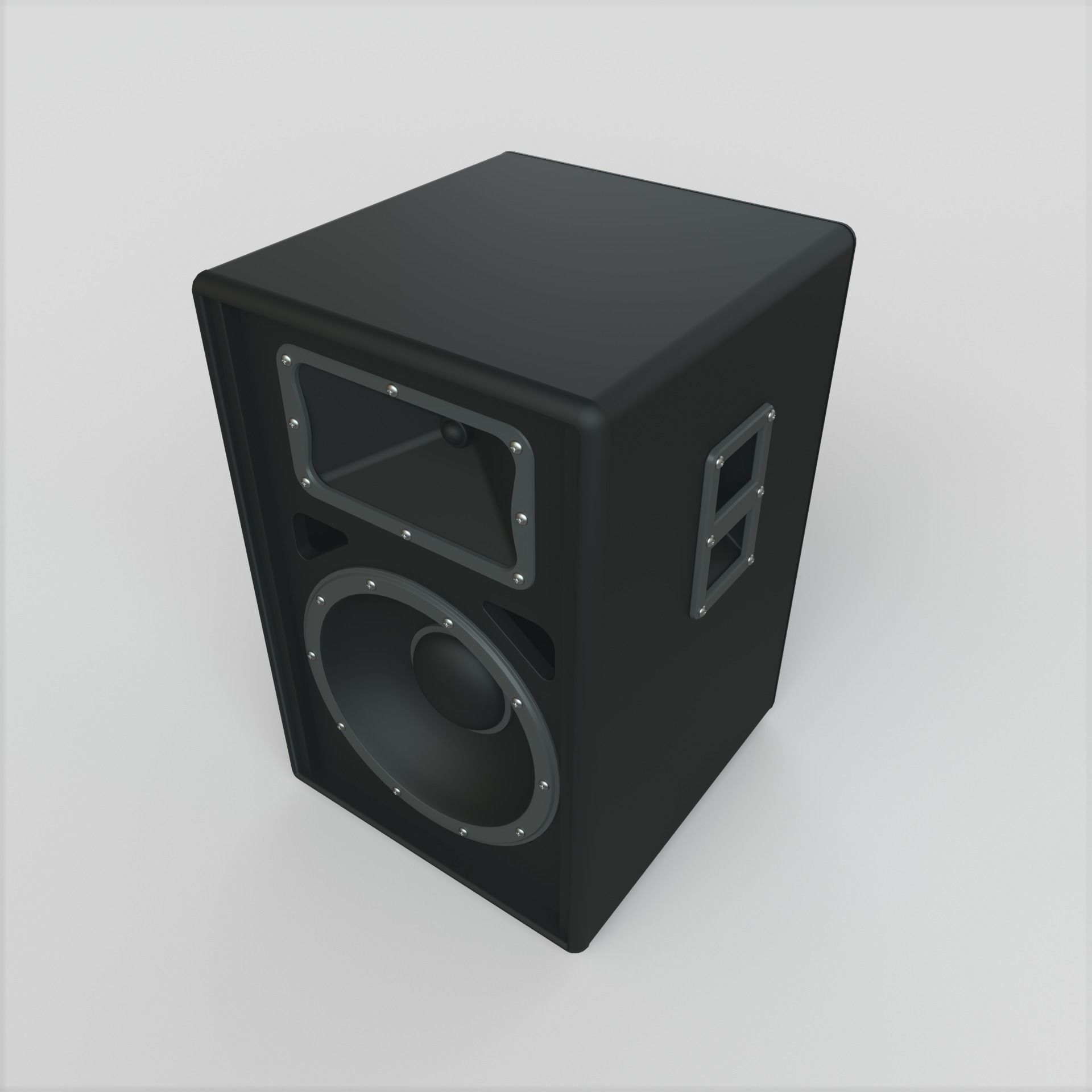 Studio Speaker 3D model_3