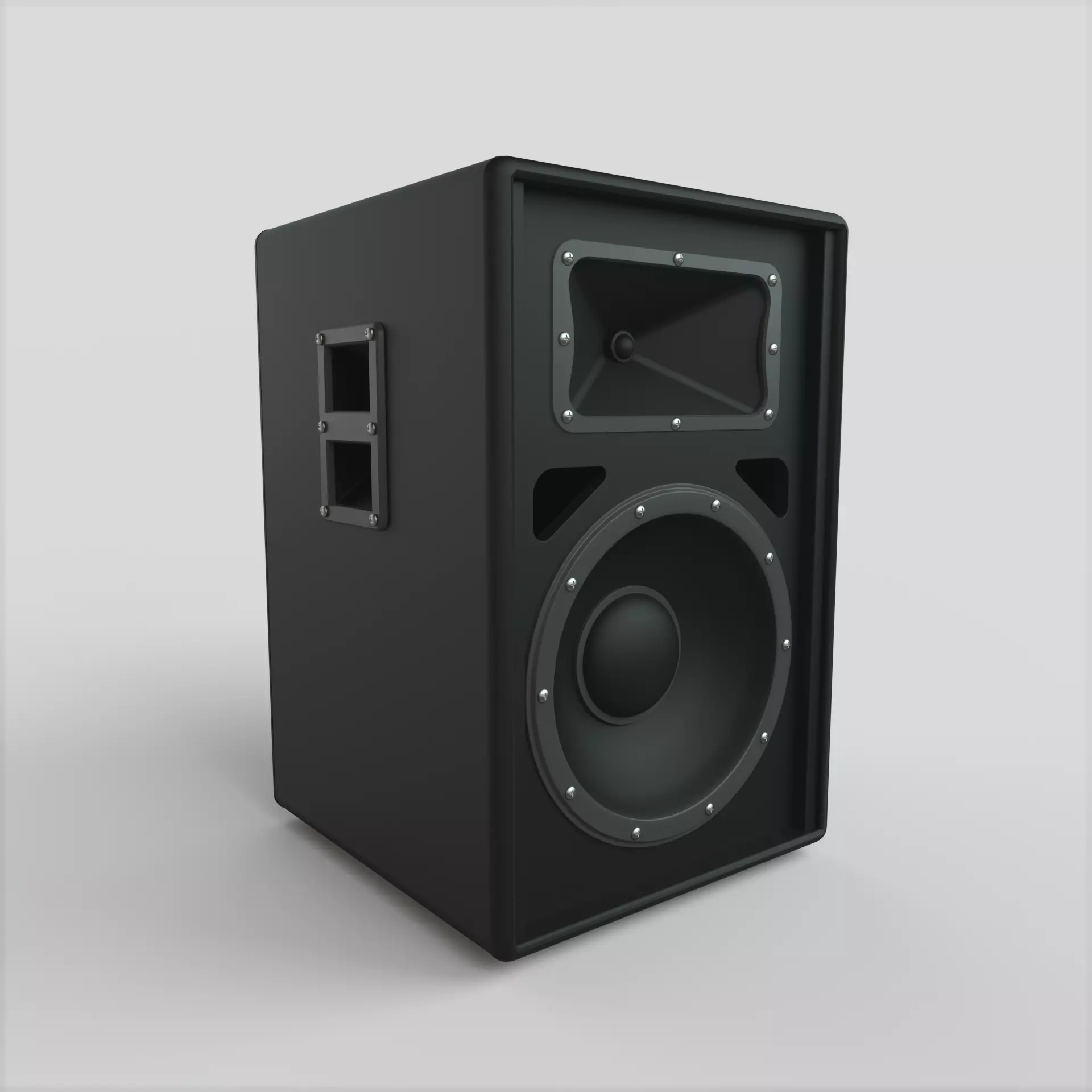 Studio Speaker 3D model_0