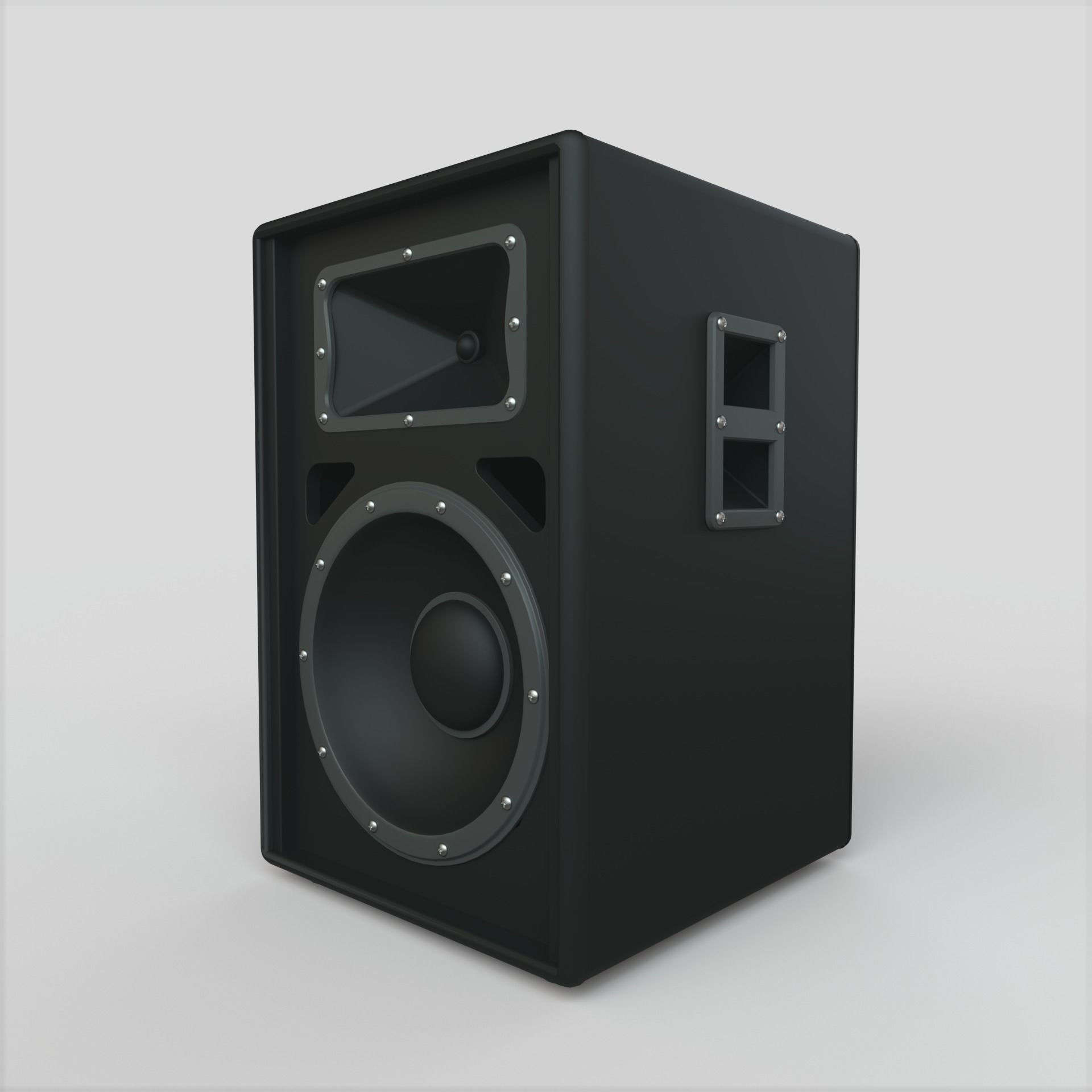 Studio Speaker 3D model_1