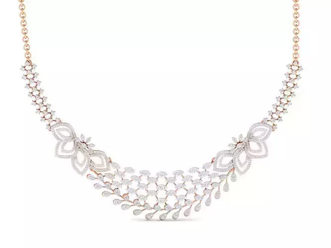 Women necklace 3dm stl render detail 3D print model