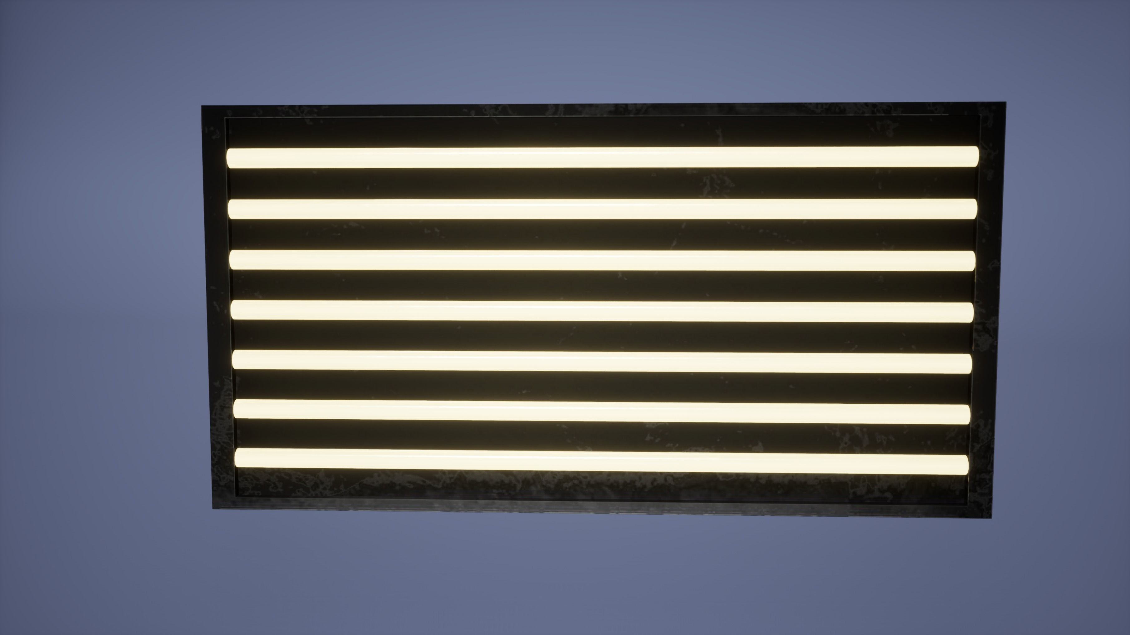 Light Low Poly Game Ready ludo pendant Low-poly 3D model_2