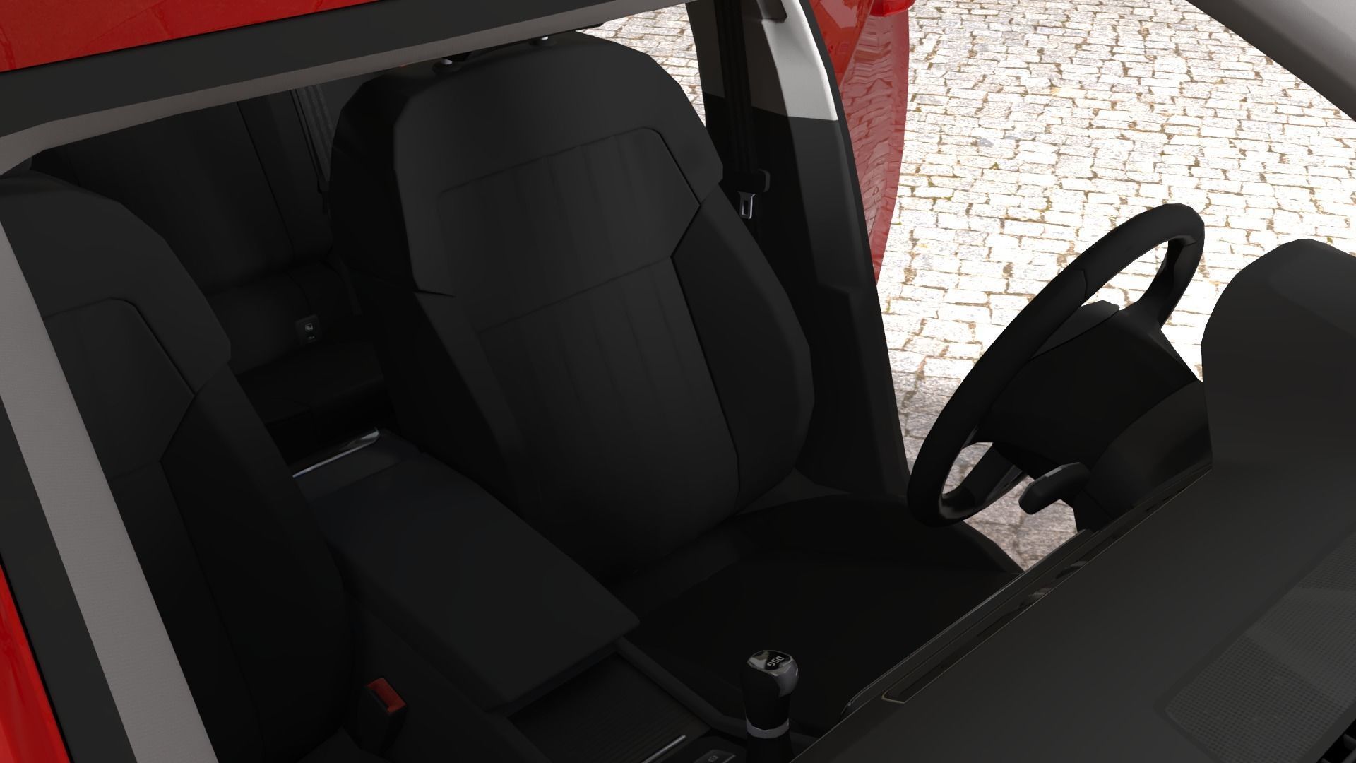 Skoda Superb 2015-2019 Low-poly 3D model_14