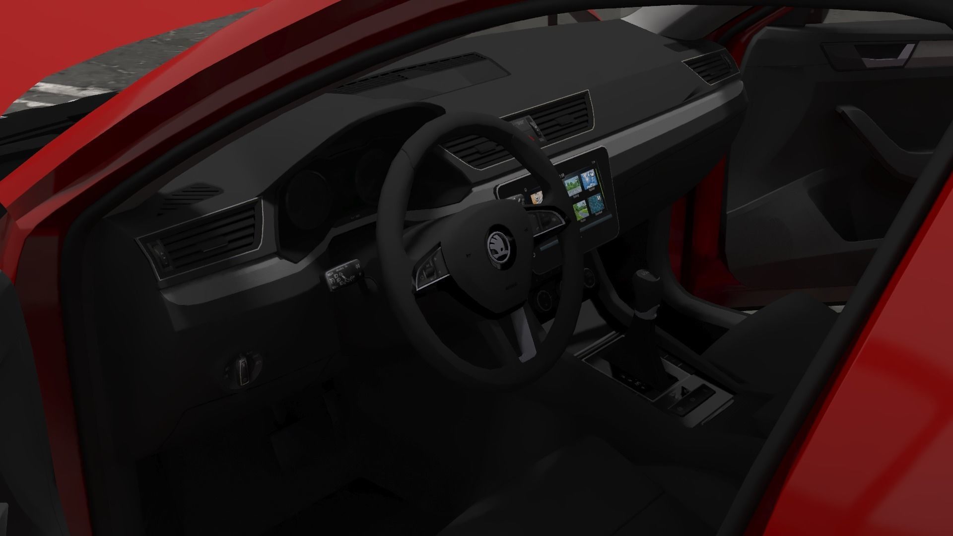 Skoda Superb 2015-2019 Low-poly 3D model_23