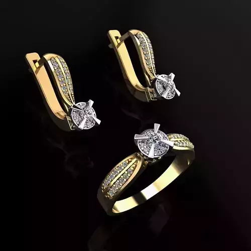 Ring and Earrings 156