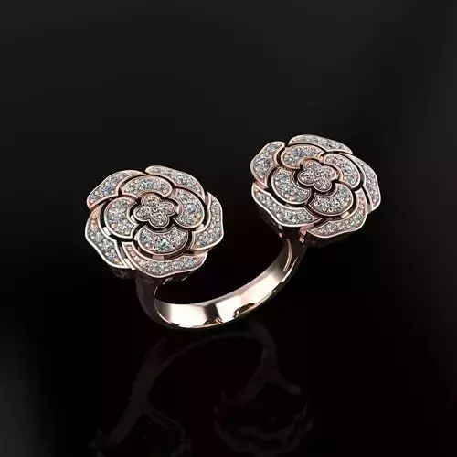 Rose Ring 3D print model