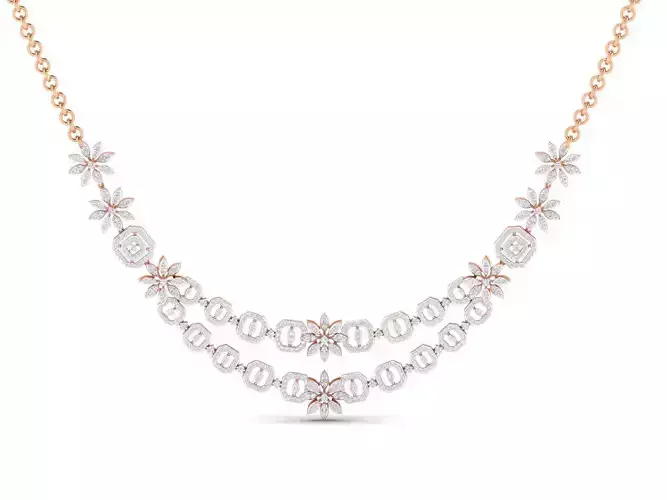 Women necklace 3dm stl render detail 3D print model