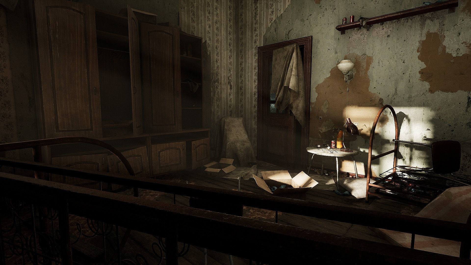 Abandoned Room Low-poly 3D model_9