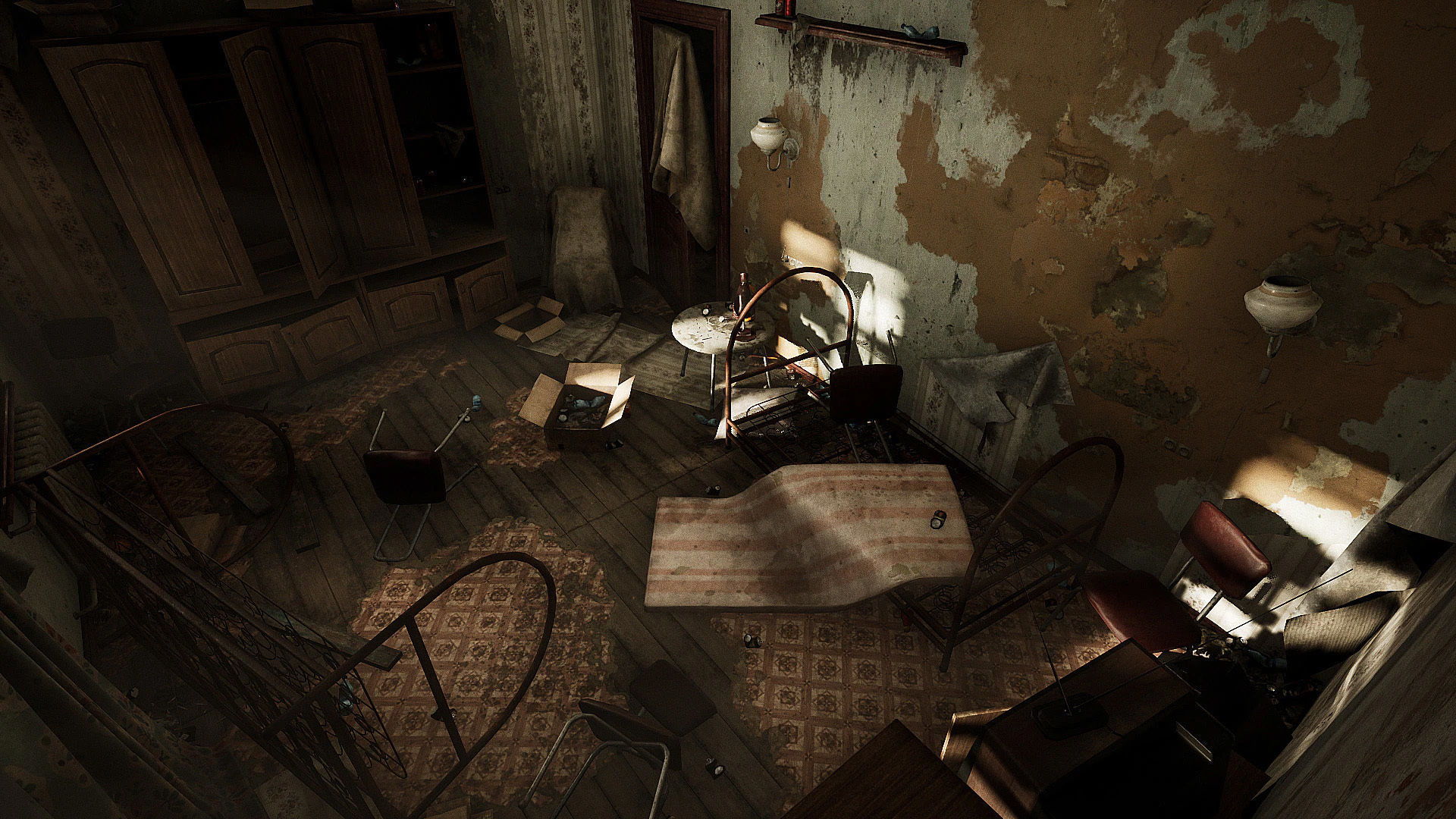 Abandoned Room Low-poly 3D model_12