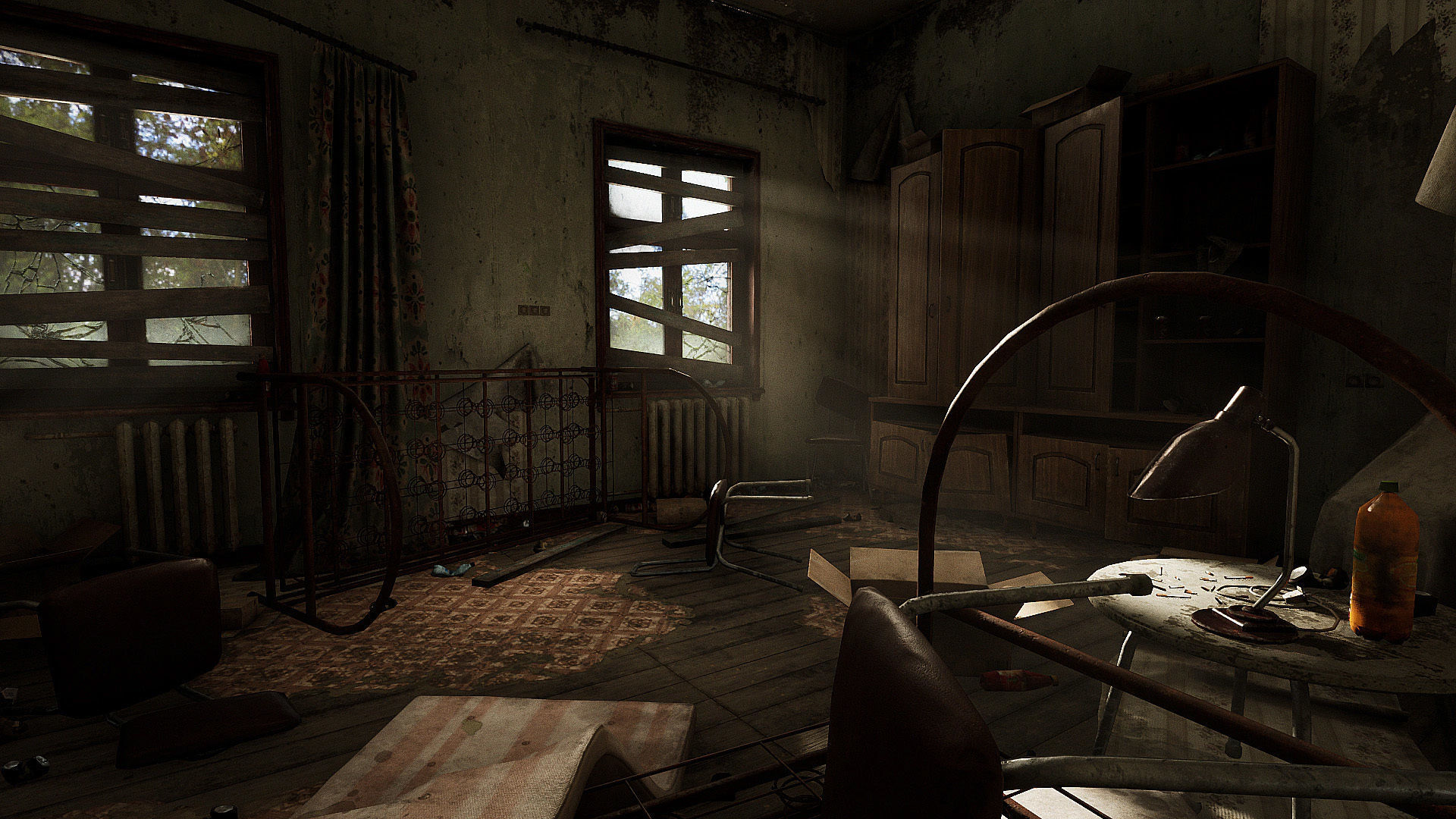 Abandoned Room Low-poly 3D model_6