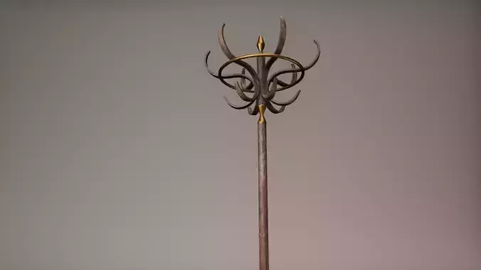Coat Hanger Low Poly Game Ready