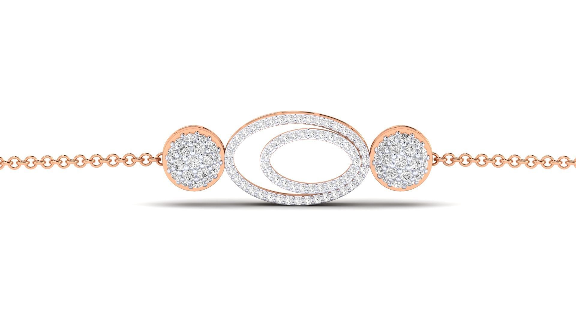 Women bracelet 3dm stl render detail 3D print model_3