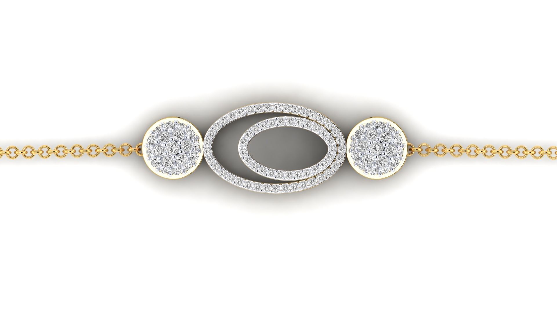 Women bracelet 3dm stl render detail 3D print model_17