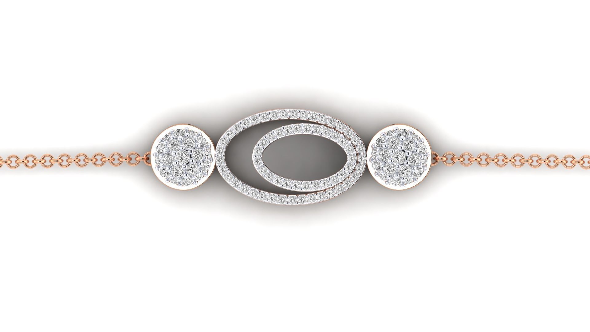 Women bracelet 3dm stl render detail 3D print model_5