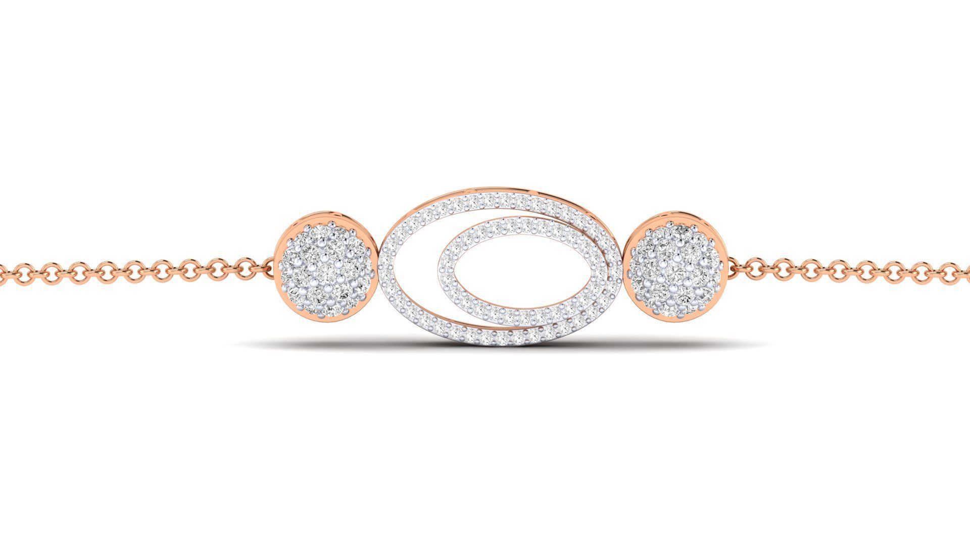 Women bracelet 3dm stl render detail 3D print model_2