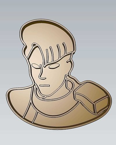 Wonderfull Shard X-Men Characters Cookie Cutter  3D model