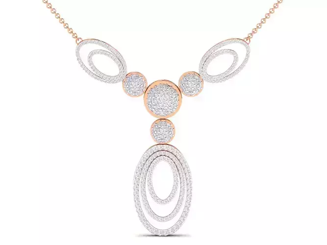 Women necklace 3dm stl render detail 3D print model