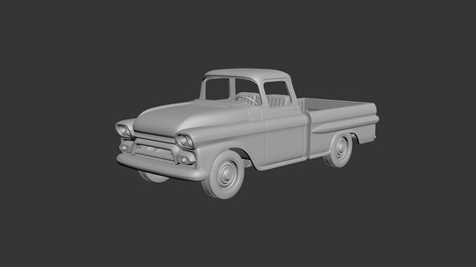 GMC 100 1959 3D print model