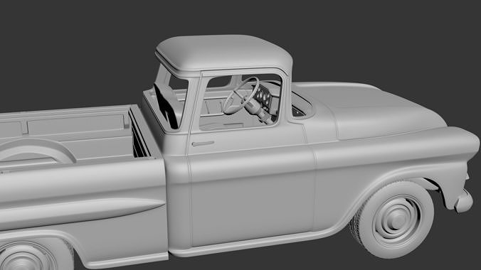 GMC 100 1959 3D print model 6