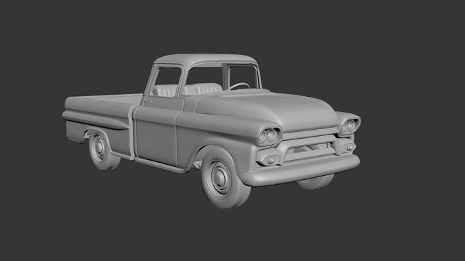 GMC 100 1959 3D print model 7