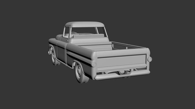 GMC 100 1959 3D print model 4