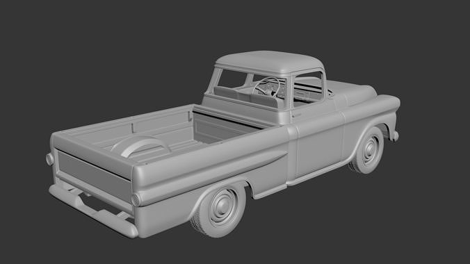 GMC 100 1959 3D print model 5