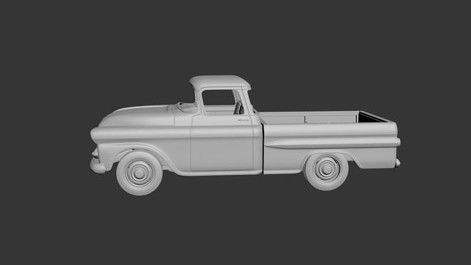 GMC 100 1959 3D print model 2