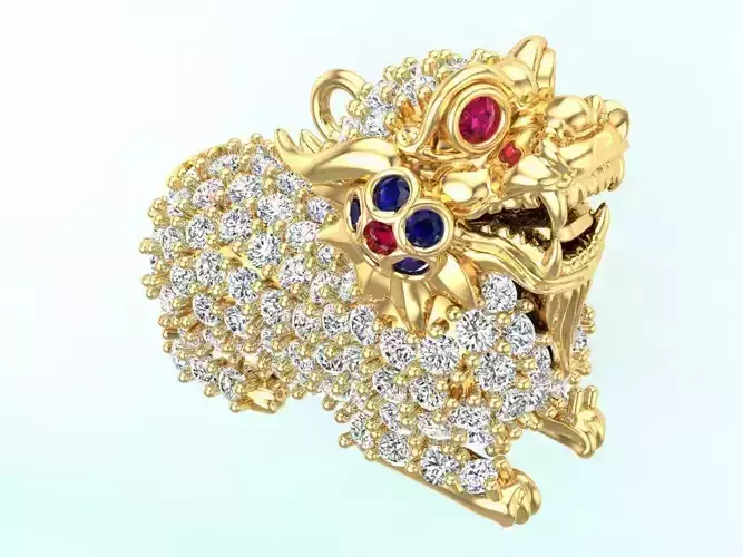 Unicorn pendant - Pixiu pendant - N510