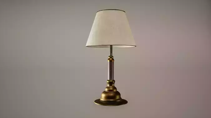Desk Lamp Low poly Game Ready Low-poly 3D model