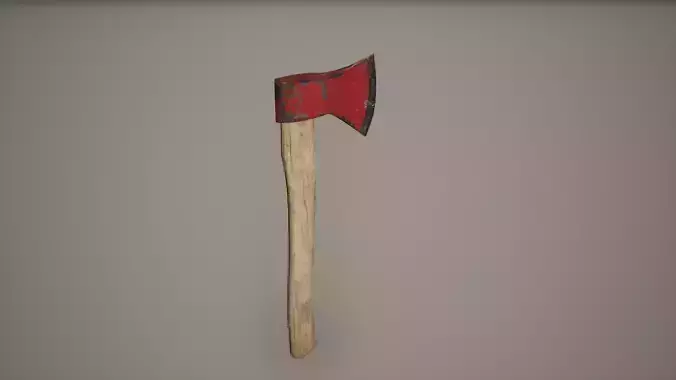 Ax Low Poly Game Ready axe