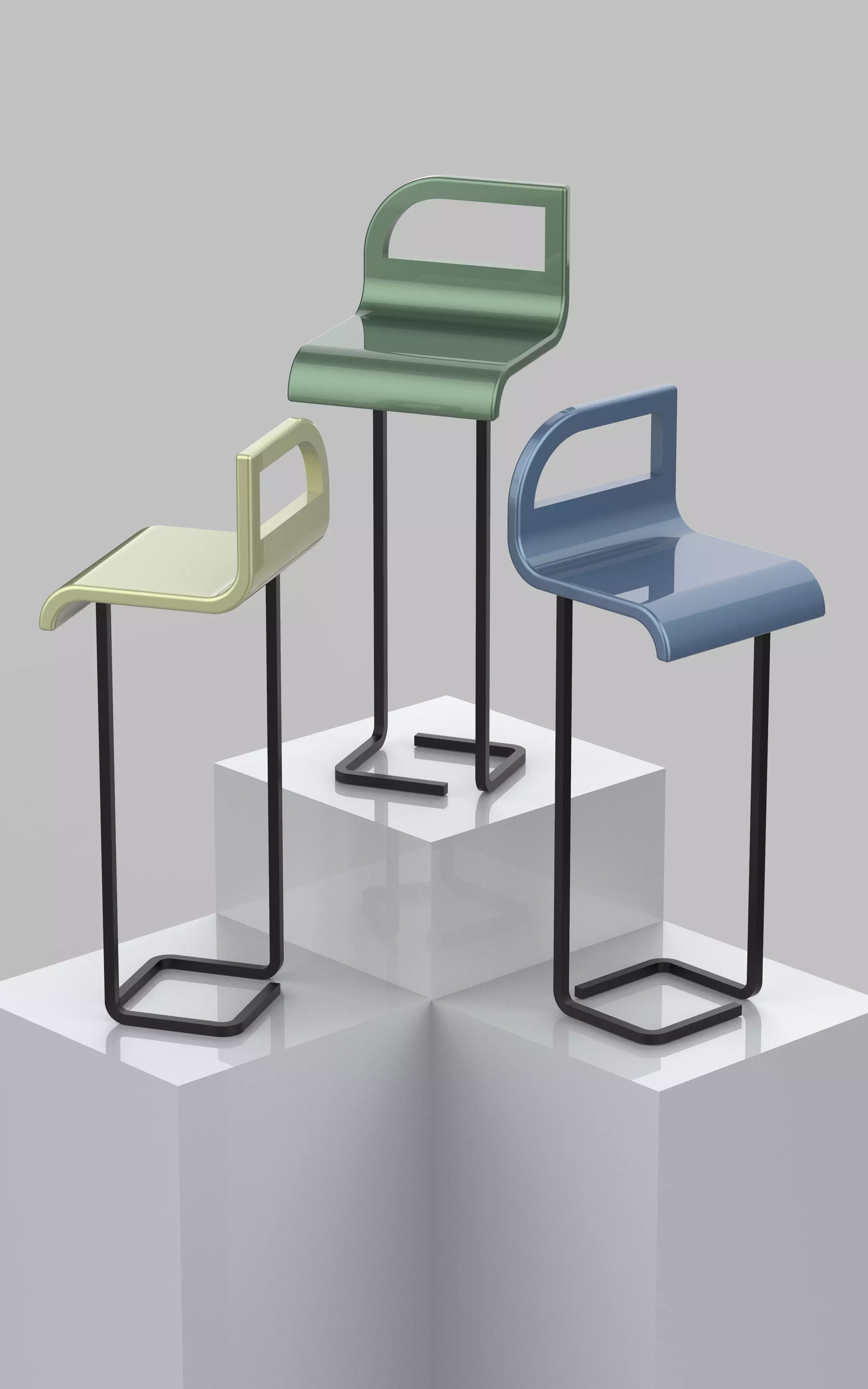 Bar Stool Free 3D model