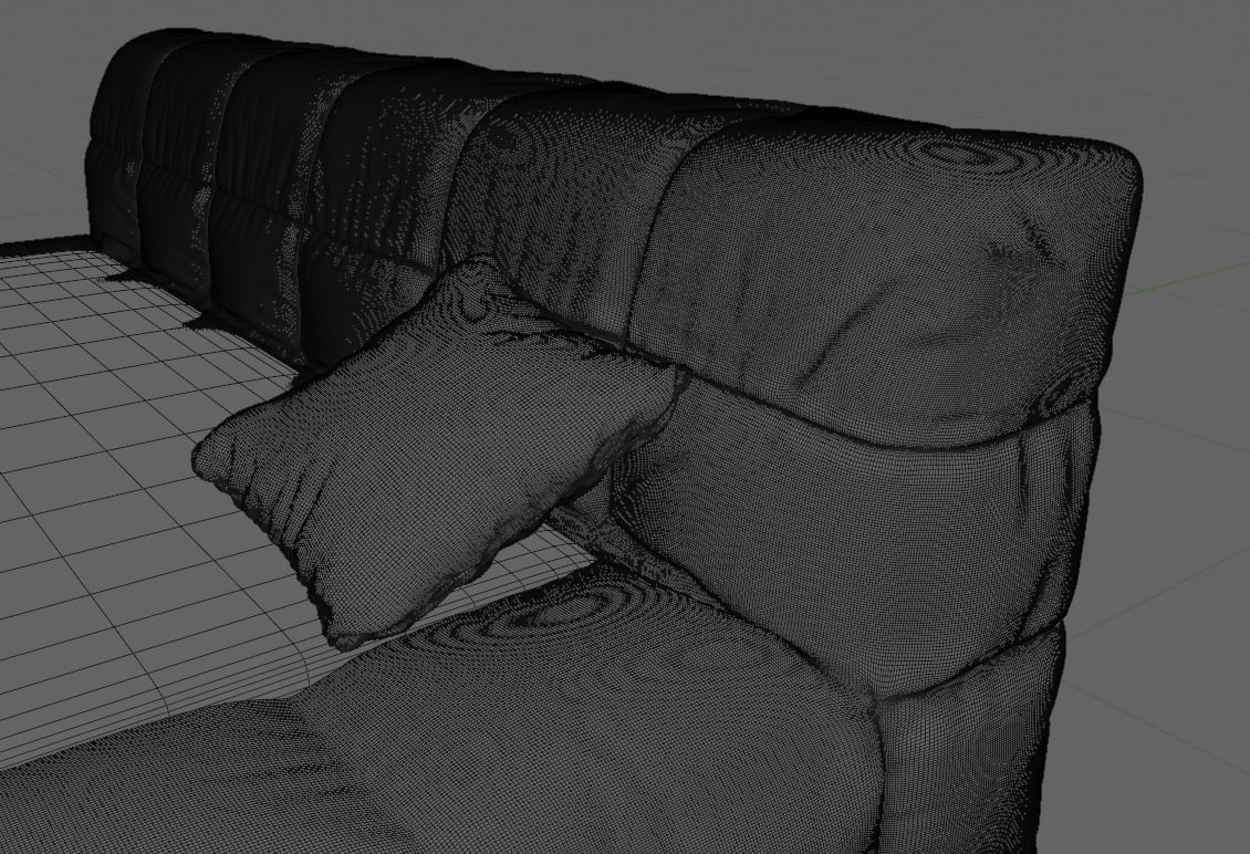 simple model of bedroom 3D model_6