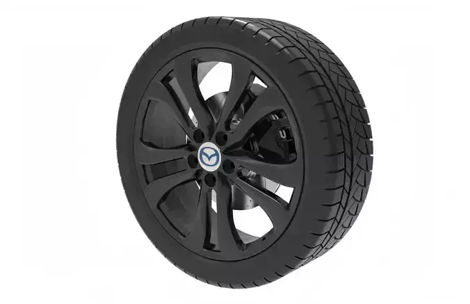 MAZDA rim wheel model 3D print model
