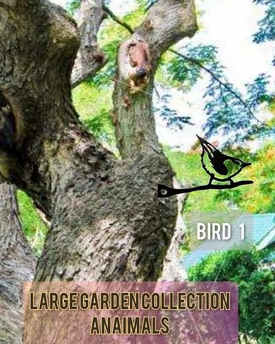Wonderful Artificial Bird Home and Garden Outdoor Lawn Decor 3D model