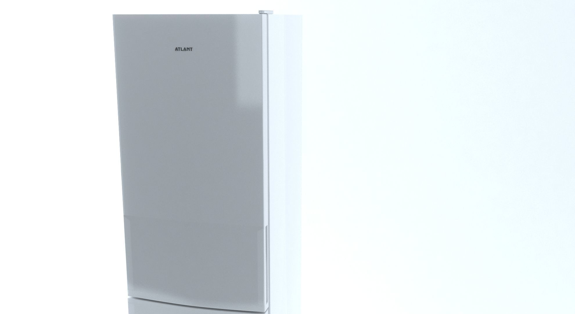 Fridge refrigerator 3D model_2