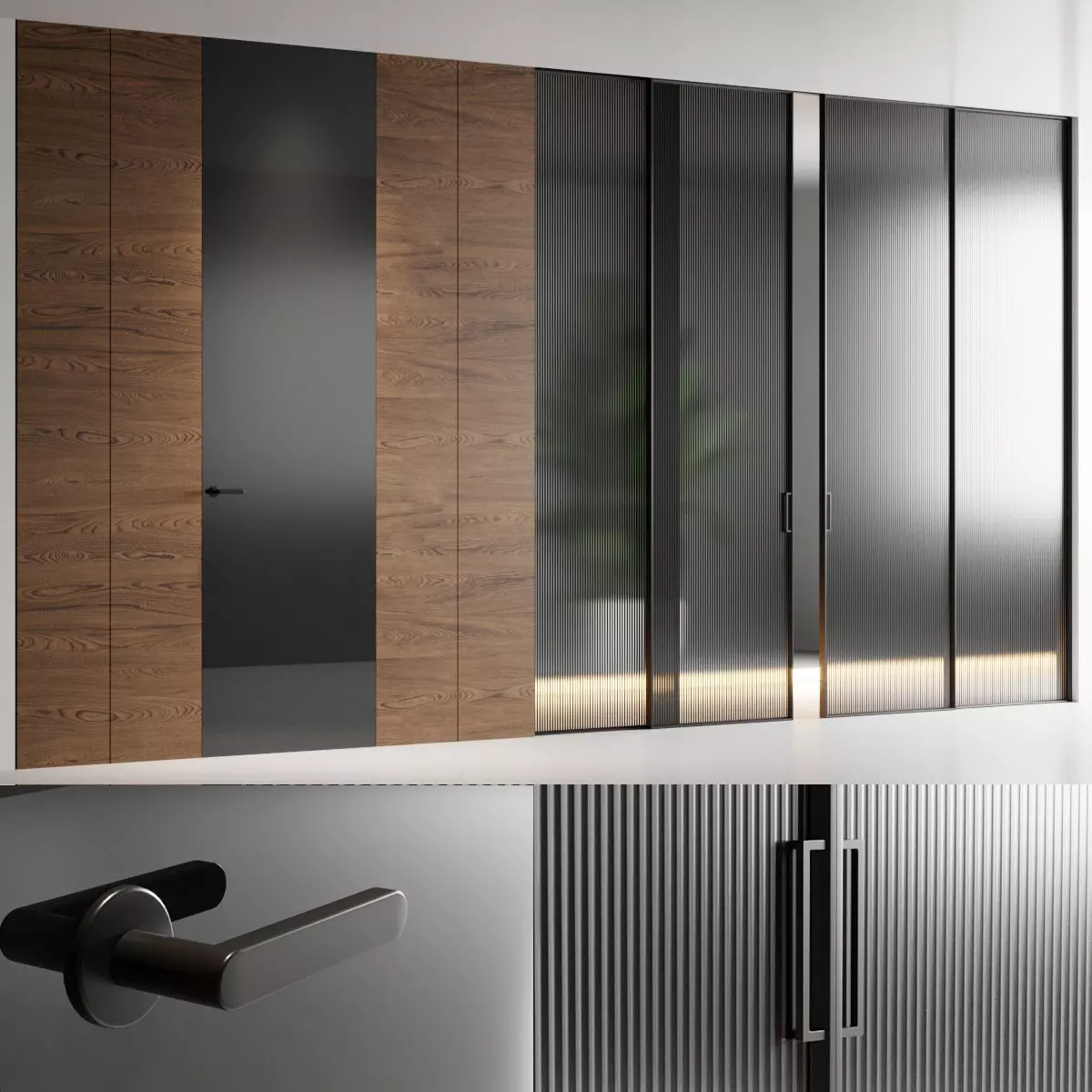 Garofoli Doors Set 3D model_0