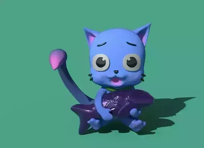 Happi Fairy Tail 3d character