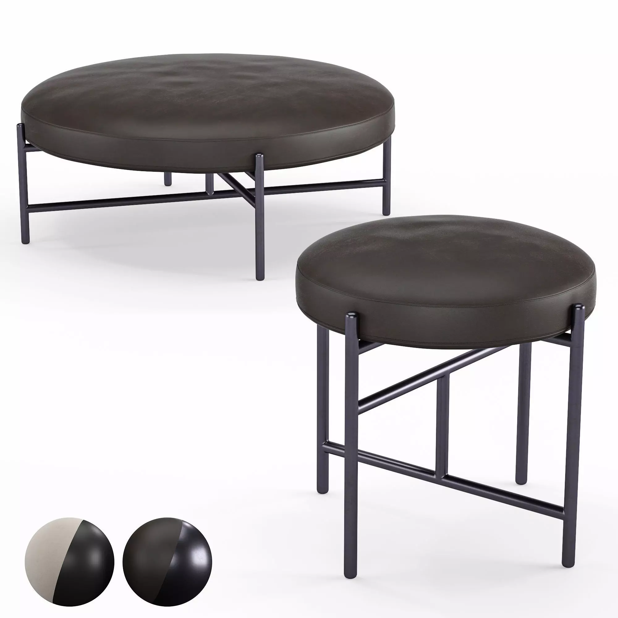 Pouf Sen 3D model